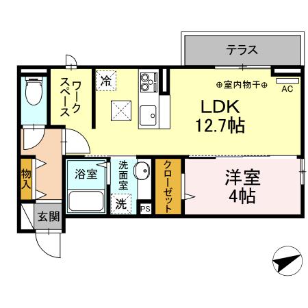 D-room住吉Aの間取り