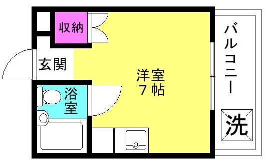 加古川市平岡町新在家のマンションの間取り