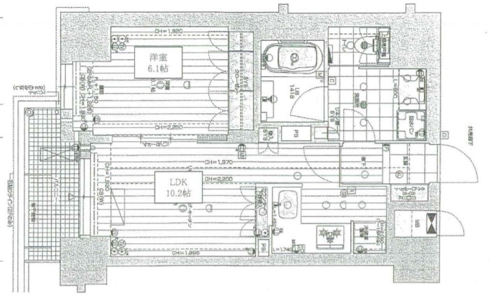 リーガル南久宝寺の間取り