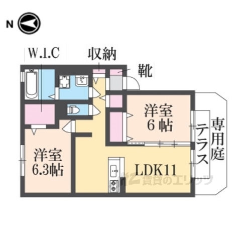 グリーンヒルズＣ棟の間取り