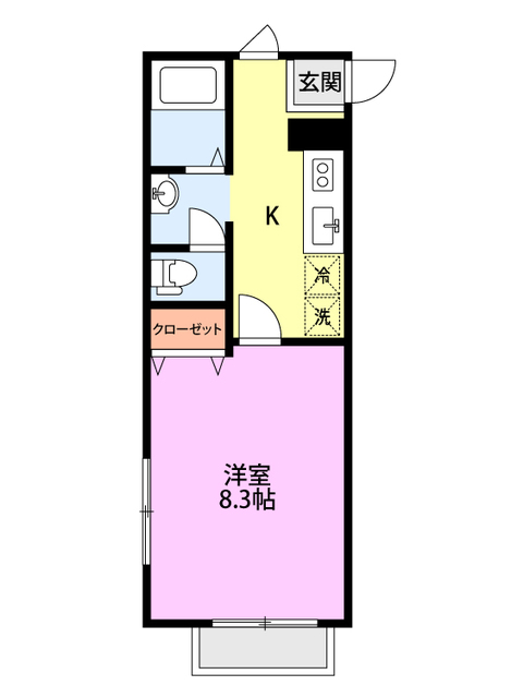 メゾン　ルミエールの間取り