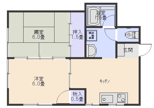 ウェブルーム小新西_間取り_0