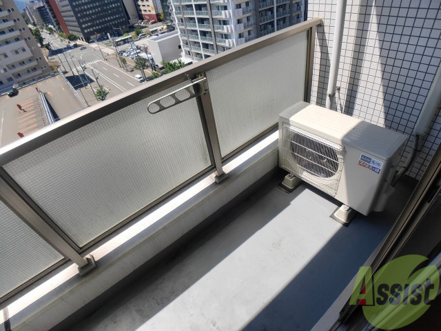 バルコニー　バルコニーです。洗濯物も干せて便利です！