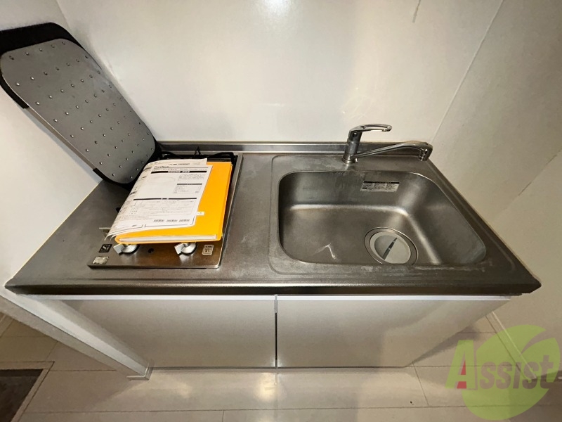 キッチン　キッチンにはガスコンロが設置してありますよ！