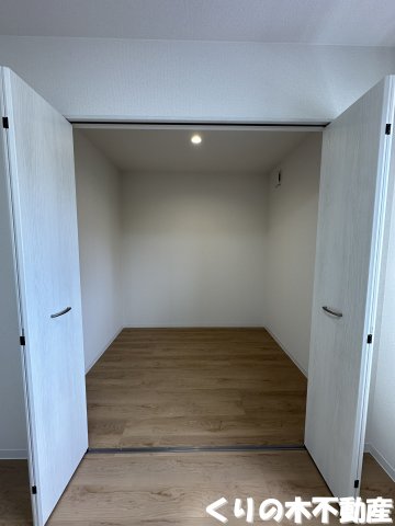 収納　たっぷりとした収納スペースです
