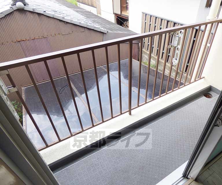 バルコニー　洗濯物もしっかり干せます