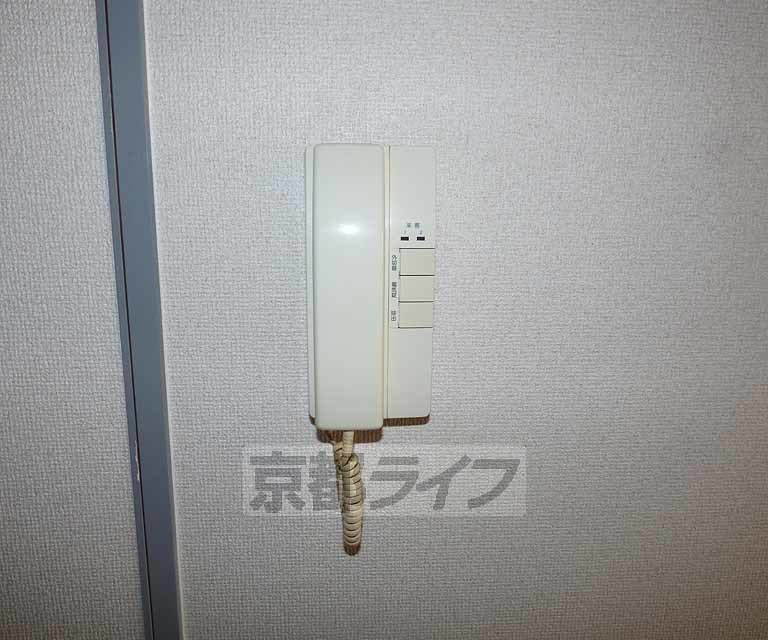 セキュリティ　受話器です。