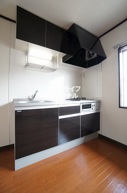 キッチン　お料理の幅が広がるグリル付き2口コンロキッチン☆