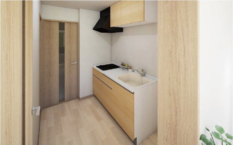 キッチン　※類似物件の写真です　家具はありません