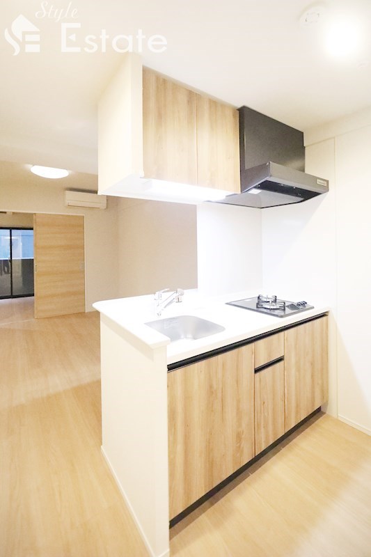 キッチン　システムキッチン・ガス二口コンロ