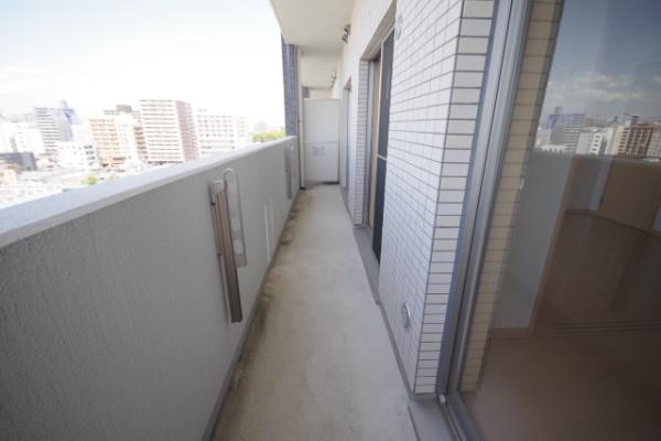 バルコニー　風通しの良いバルコニー