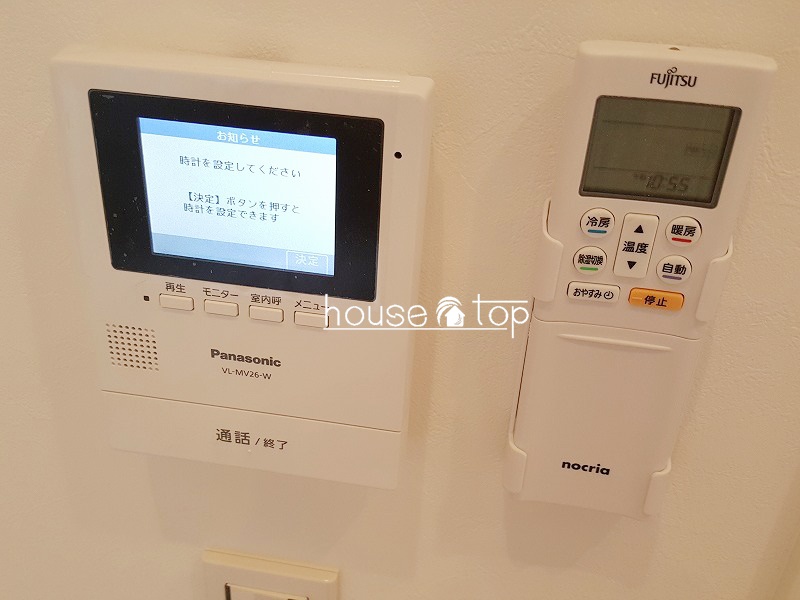 セキュリティ　ＴＶモニターホン完備で留守中も安心ですね！
