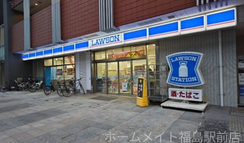 コンビニ　ローソンストア100浪速稲荷店（コンビニ）まで235m