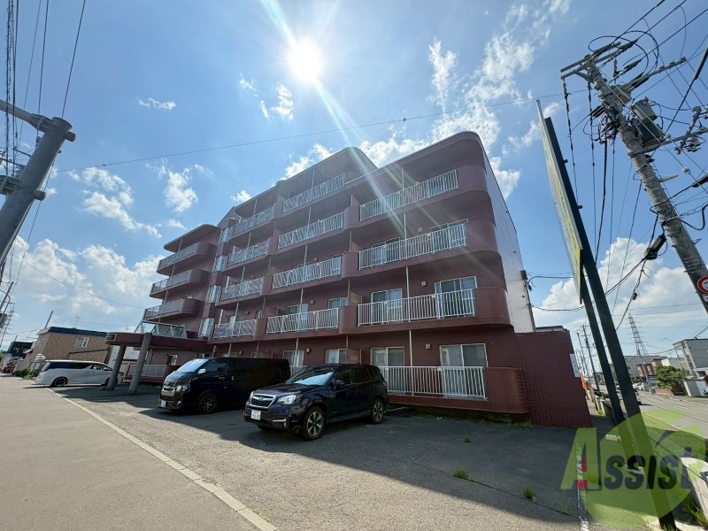 建物外観　札幌市東区東苗穂５条「ローヤルハイツ東苗穂」