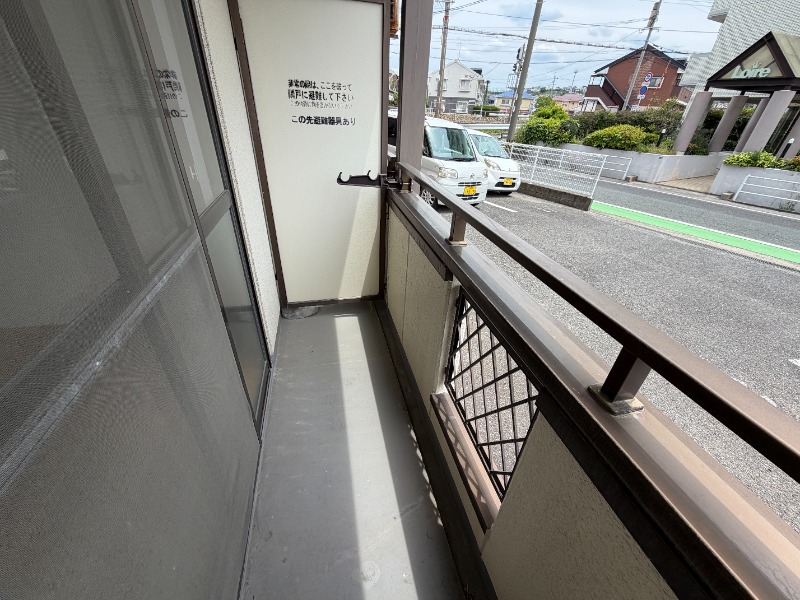 バルコニー　１０７号室の写真