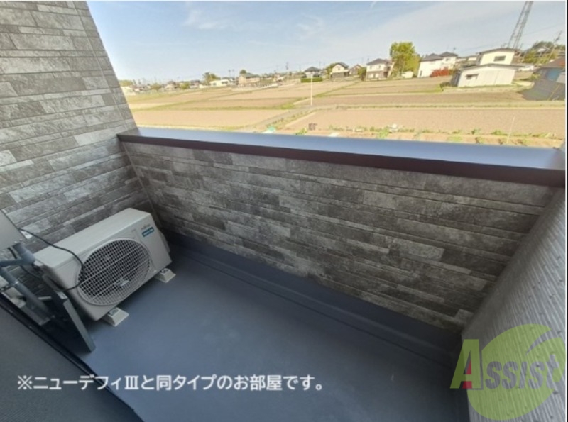 バルコニー　建設中のため、写真はイメージになります。