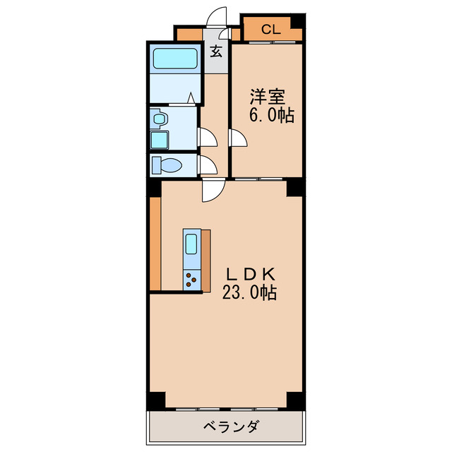 アヴォワール丸の内の間取り写真
