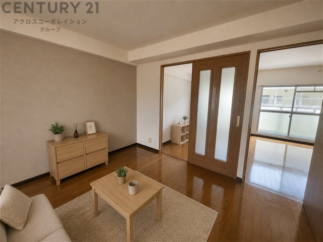 居室・リビング　画像中の家具はAIにより配置加工しているため、付属しません。