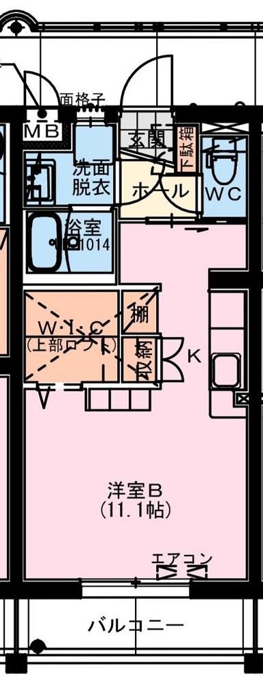 ビビッド アルコバレーノの間取り写真