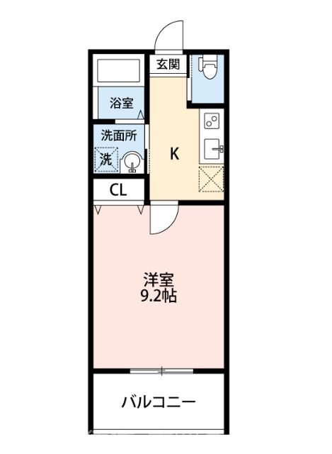 レクラン七道の間取り写真