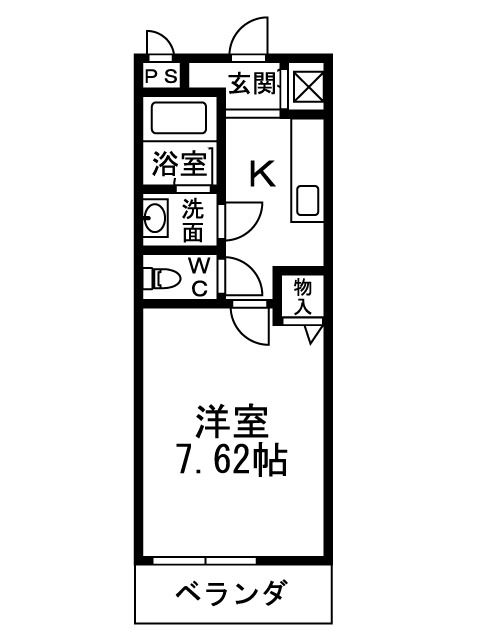 ＪＲ阪和線 東貝塚駅 徒歩8分 2階建 築23年の間取り写真