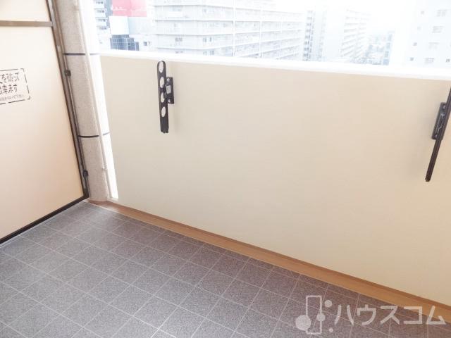 バルコニー　お洗濯物もよく乾きそう。