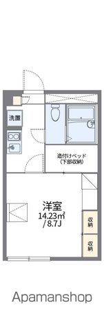 レオパレスSouth1020の間取り写真