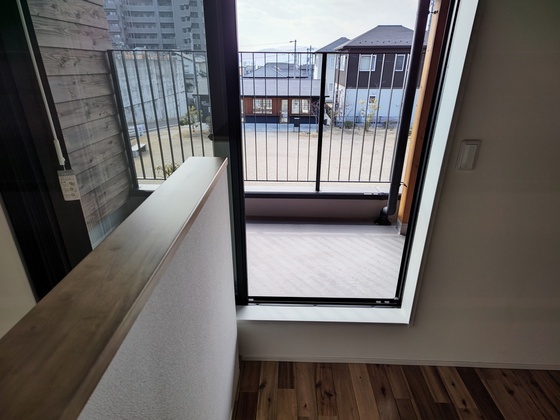 バルコニー　※別部屋の写真です