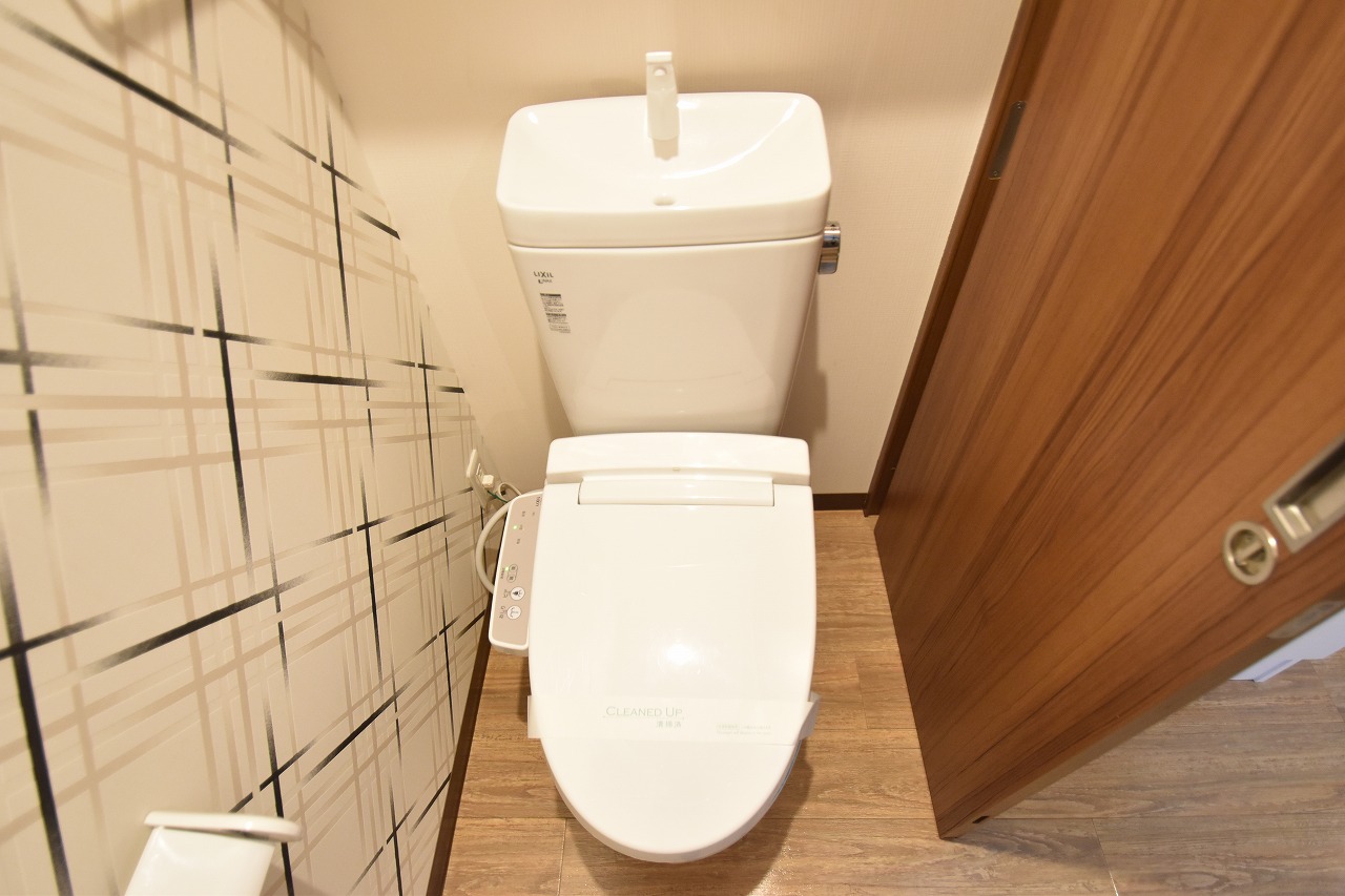 広島電鉄江波線 舟入町駅 徒歩2分 9階建 築11年のトイレ写真
