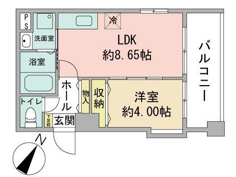 レジデンスカープ札幌の間取り写真