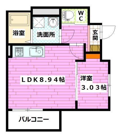 Repos海田市駅前の間取り写真