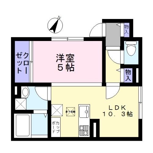 東京メトロ千代田線 町屋駅 徒歩15分 2階建 築6年の間取り写真