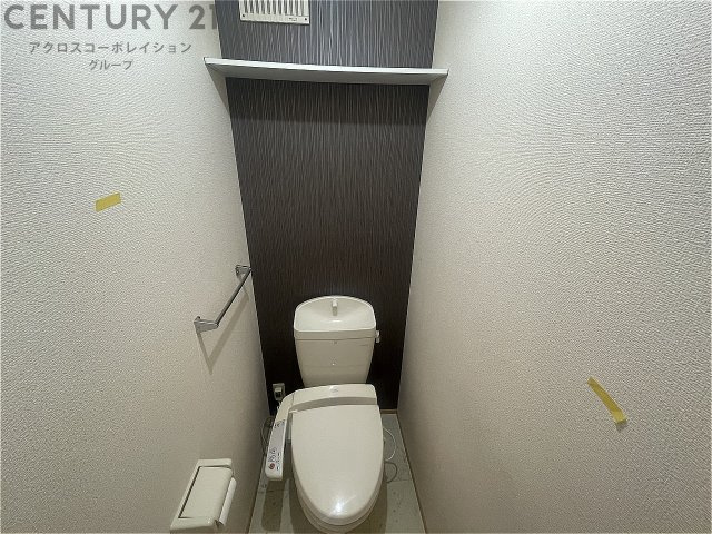 トイレ　温水洗浄便座付きのトイレです！