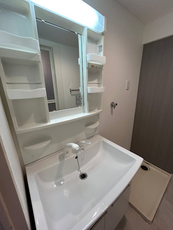 洗面設備　※同建物の別のお部屋の写真です。