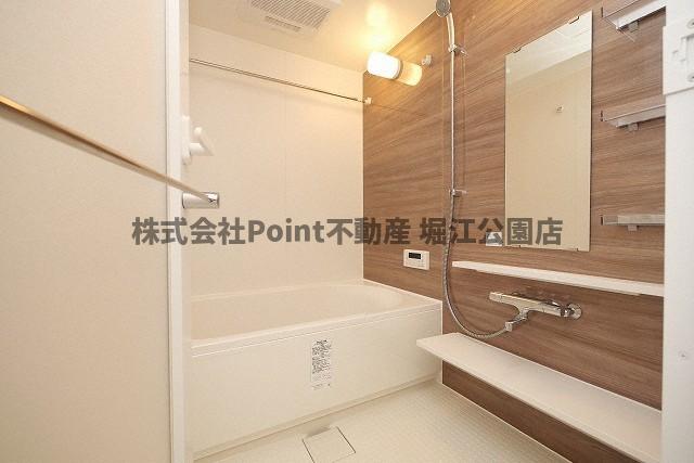 地下鉄谷町線 四天王寺前夕陽ケ丘駅 徒歩8分 10階建 築4年の風呂写真