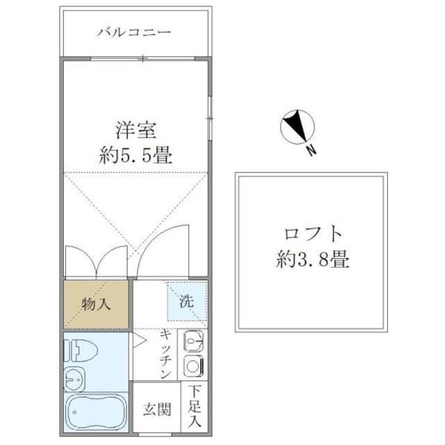 アーデル飛田給の間取り写真