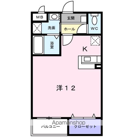 ＪＲ湖西線 比叡山坂本駅 徒歩8分 2階建 築24年の間取り写真