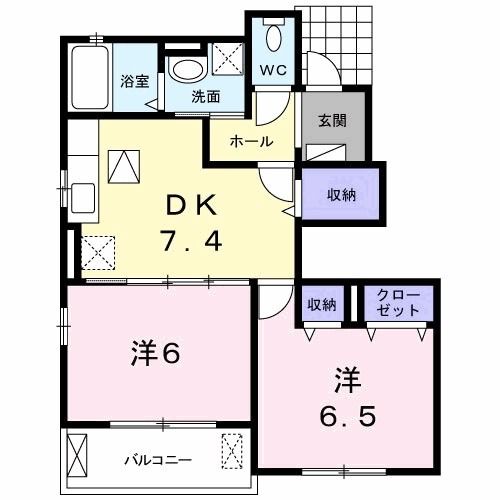 アルカディアKの間取り写真