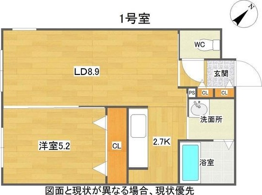 tomorrow山の手の間取り写真