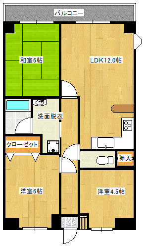 ＩＯビルの間取り