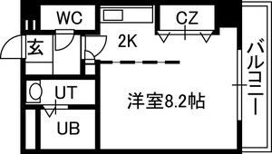 セルベッサ札幌レジデンスの間取り