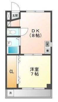 高松市瀬戸内町のマンションの間取り