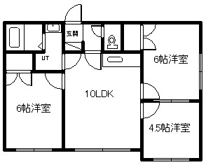 ドリームハイツ友光５号館の間取り