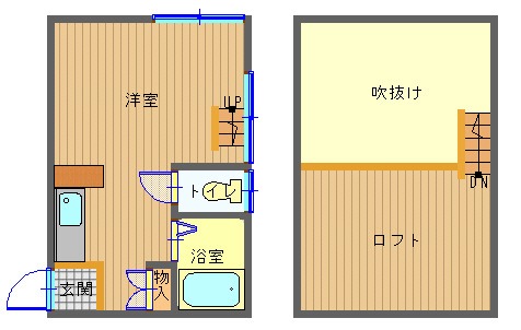 ロードピアレトロの間取り