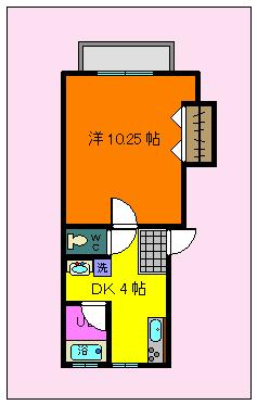 パテオン福原の間取り