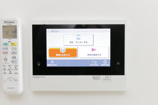 セキュリティ　写真は６０２号室を掲載しています。同タイプになります。