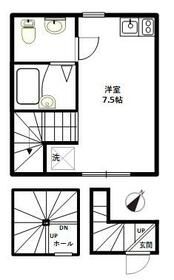 東京都品川区旗の台４（アパート）の賃貸物件の間取り