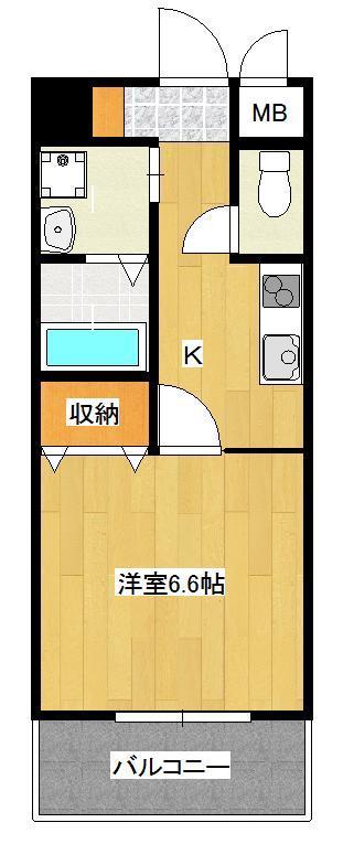 ＭＤＩミルファルコ下曽根駅前の間取り