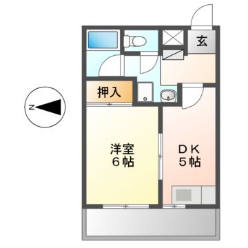 名古屋市熱田区川並町のマンションの間取り