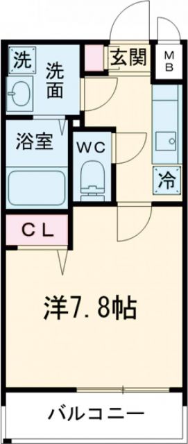 プレサンス新宿中落合メーディオの間取り